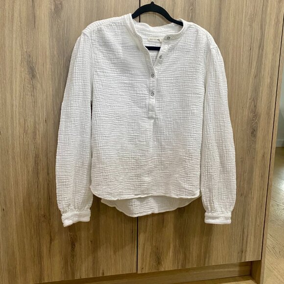 Rag & Bone Henley Waffle-Knit Crewneck - Picture 6 of 11